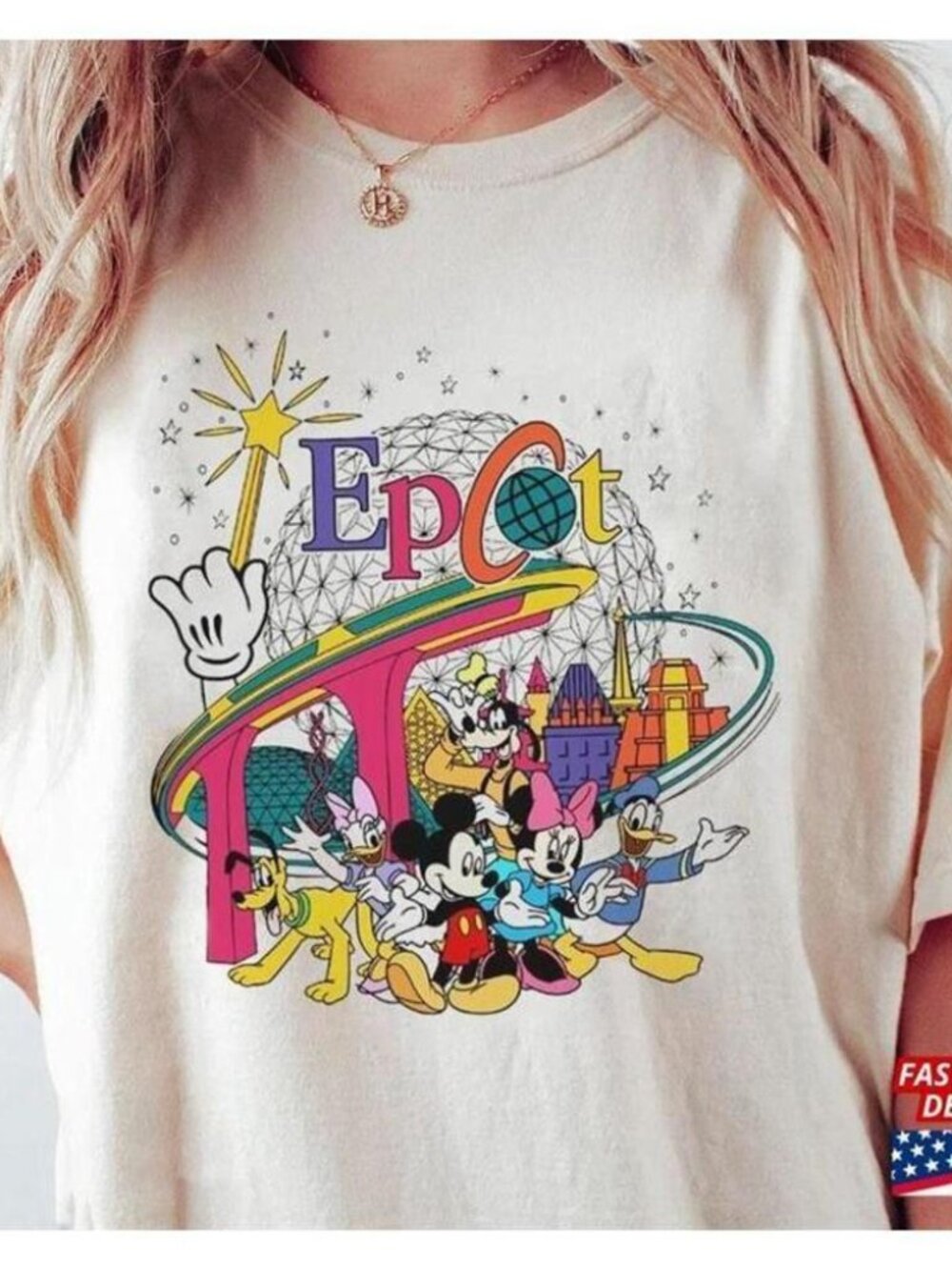 Epcot Park Mickey And Friends Disney Disneyland 2026 Tshirt
